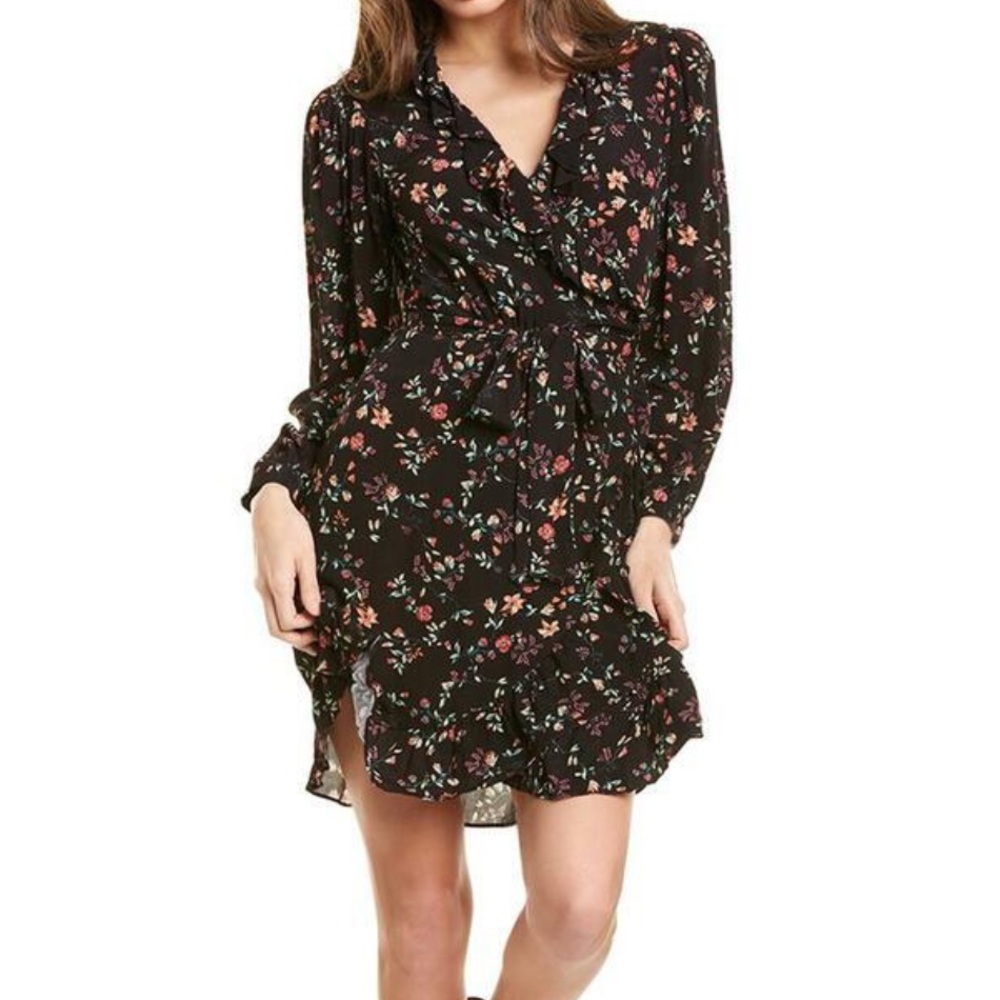 Maje floral wrap dress NEW WITH TAGS